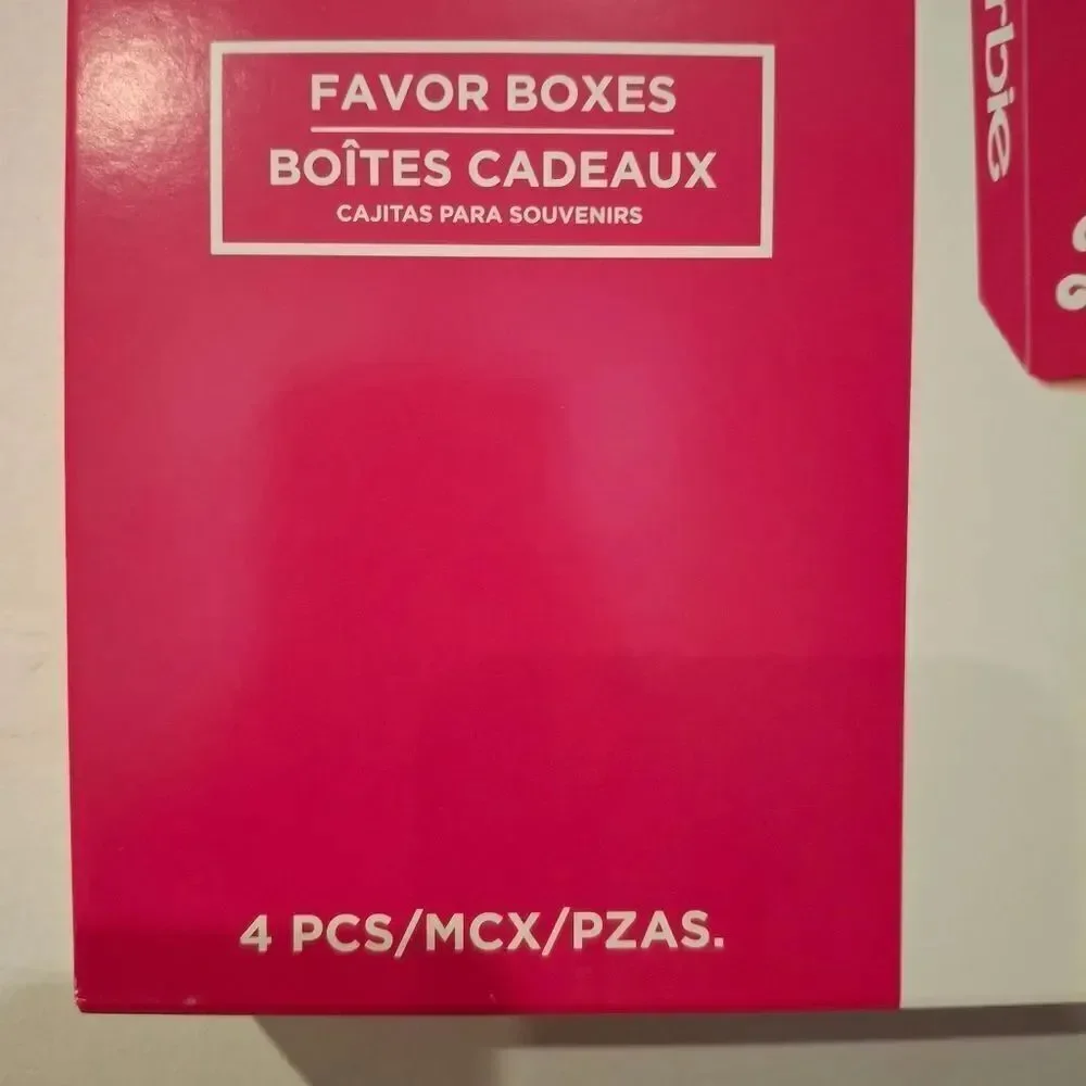 Barbie Party Set Of 8 Favor Boxes